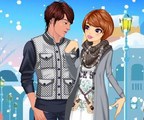 Couple en hiver