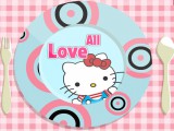 Assiette déco Hello Kitty