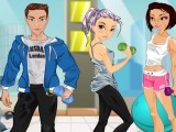 Justin et Lisa à la gym