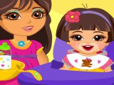 Jeune babysitter Dora