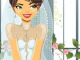 La mariée et son bouquet