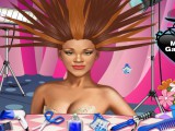 Coiffure de folie Rihanna