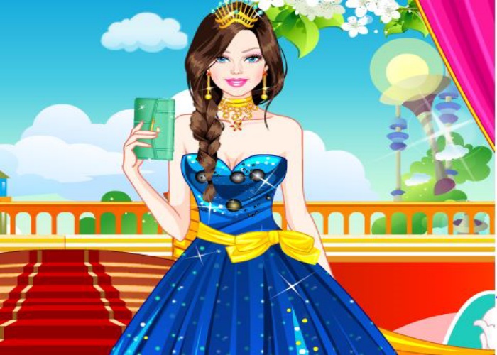 Habillage d'une jolie princesse