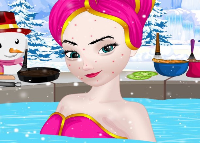 Elsa Frozen au spa