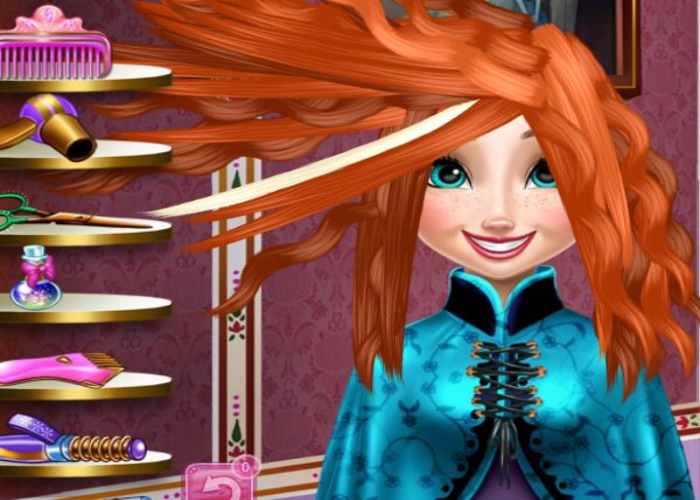 Coiffure de folie Anna Frozen