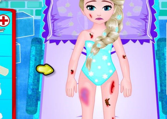 Accident de patins pour Elsa