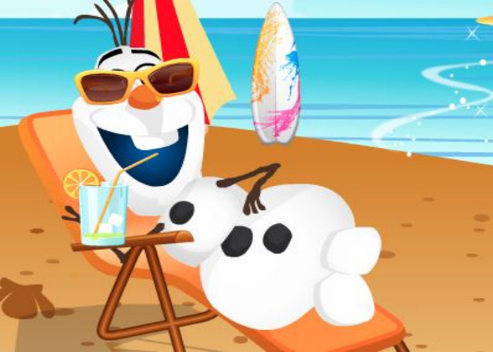 Vacances d'été pour Olaf