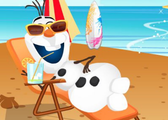 Vacances d'été pour Olaf