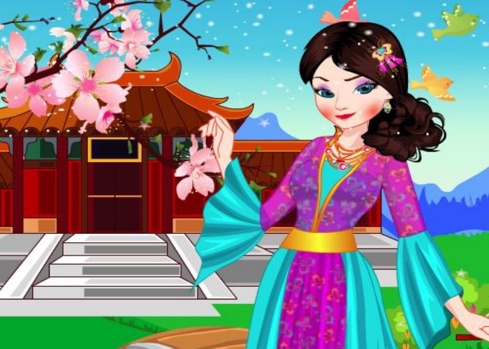 Elsa Frozen, princesse chinoise