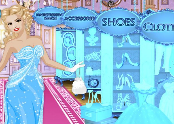 Cendrillon fait du shopping