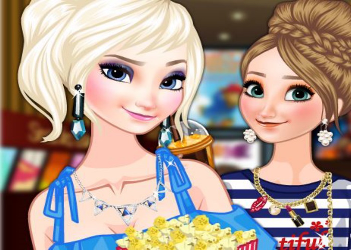 Soeurs Frozen au ciné