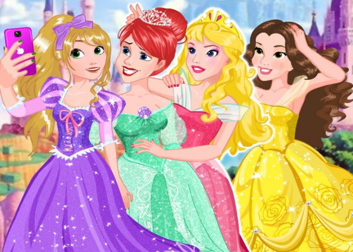 Selfie entre princesses