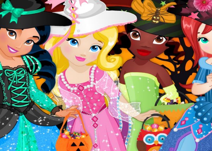 Les princesses fêtent Halloween