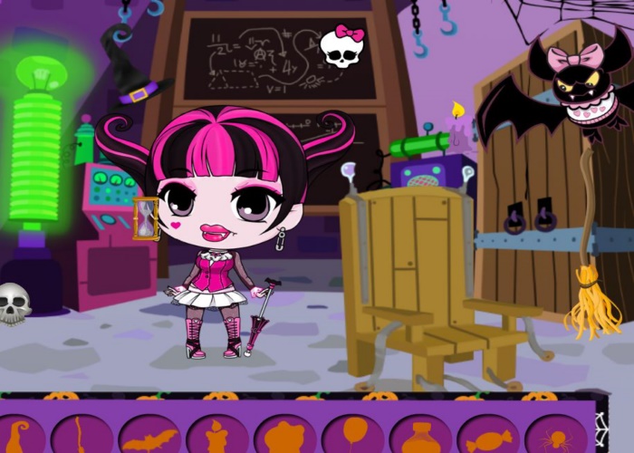 Draculaura s'amuse pour Halloween