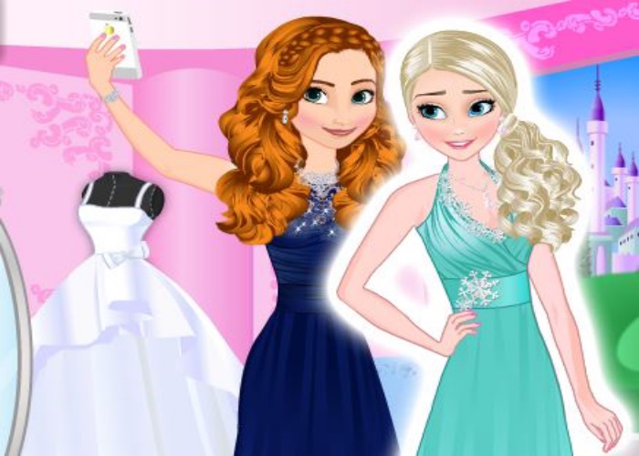 Elsa et Anna demoiselles d'honneur