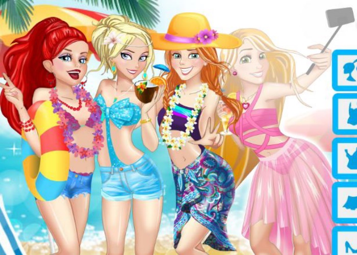 Princesses à la plage