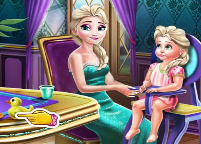 Elsa et sa petite fille