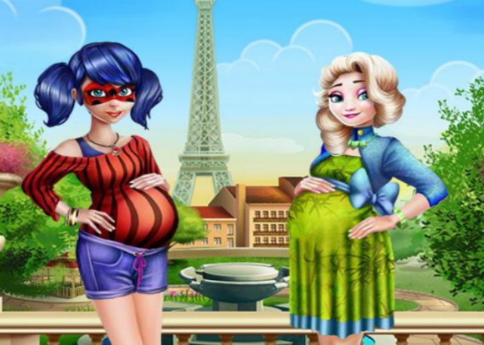 Ladybug et Elsa enceintes