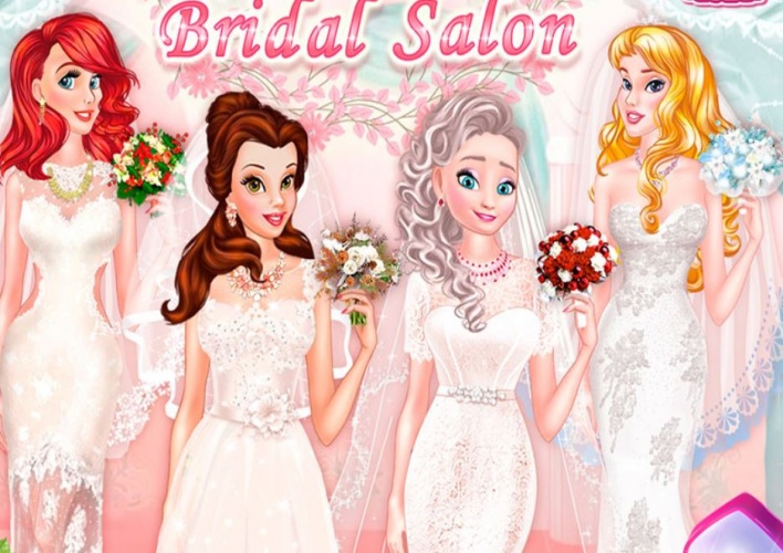 4 princesses au salon du mariage