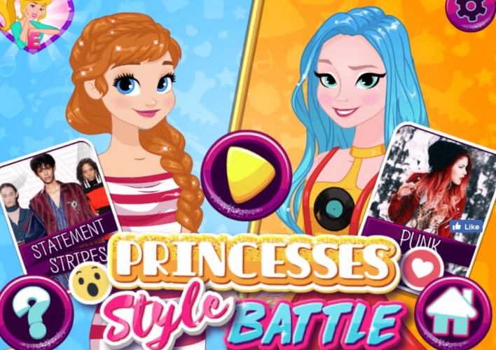 Bataille de style entre princesses