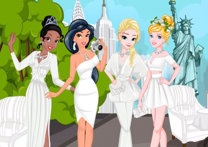 Diner de princesses en blanc