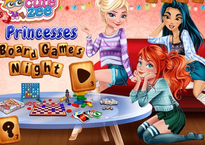 Soirée jeux chez les princesses