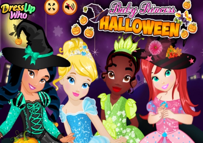 Fête d'Halloween chez les bébés princesses