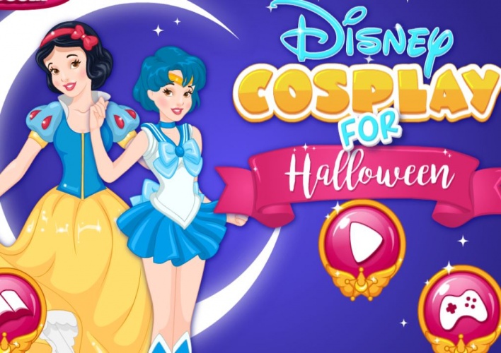 Déguisée en cosplay pour Halloween