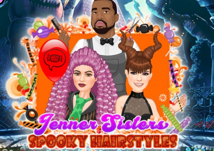 Coiffure d'Halloween pour les soeurs Jenner
