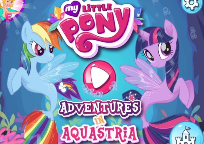 Petits poneys à Aquastria