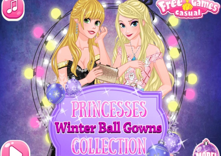 Collection de robes de bal d'hiver