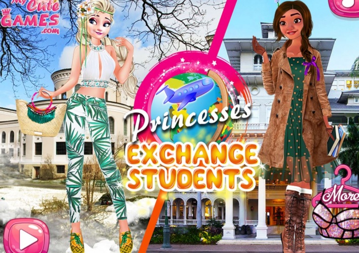 Echange scolaire entre Moana et Elsa