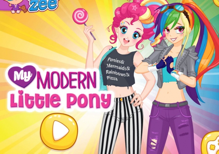 2 filles petits poneys au concert