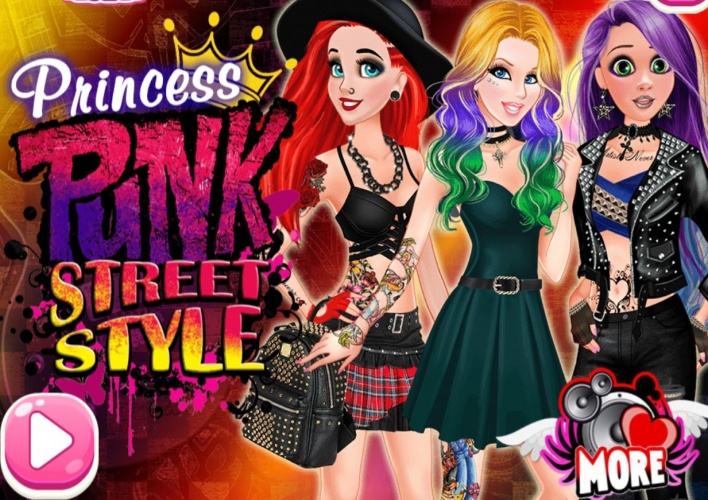 Concours punk chez les princesses