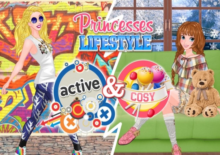 Princesses actives ou détendues ?