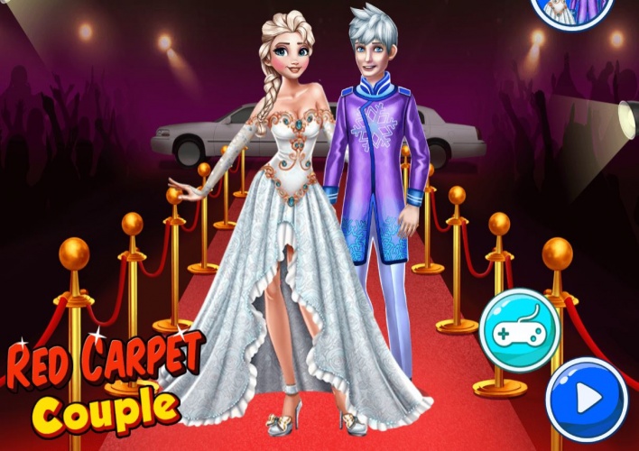 Elsa et Jack sur le tapis rouge