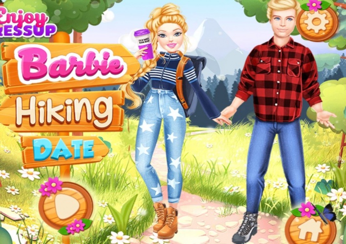 Barbie et Ken en randonnée