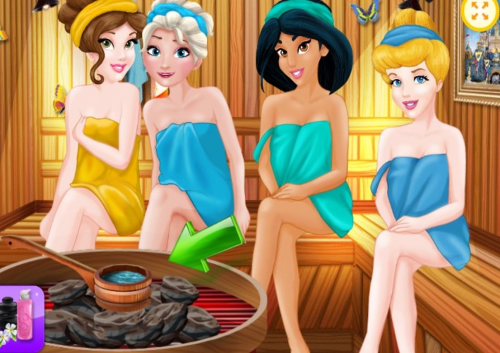 Princesses au spa
