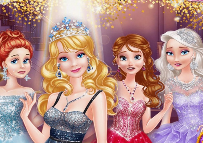 Bal des princesses à paillettes 