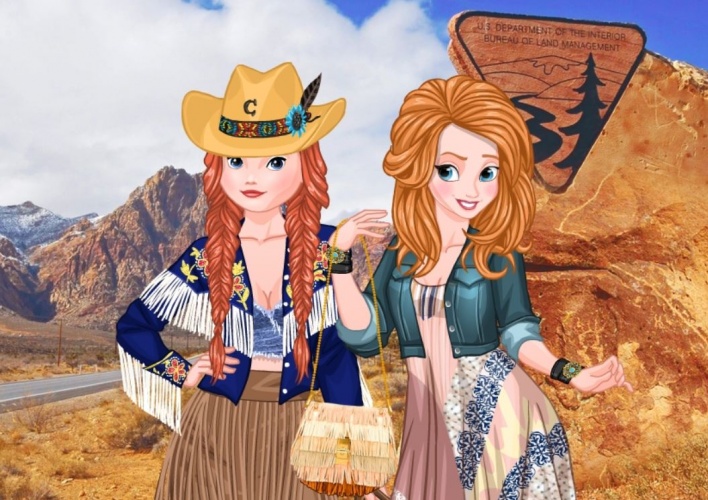 2 princesses Cow Girl