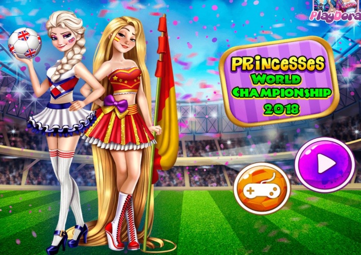 Princesses supporters au foot