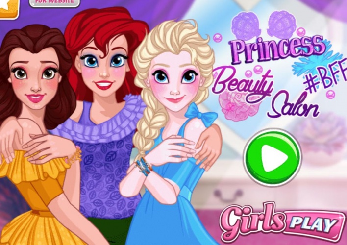3 princesses au salon de beautÃ©