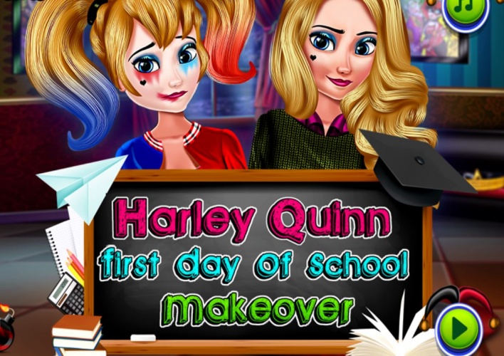 Harley se fait une beauté pour l'école