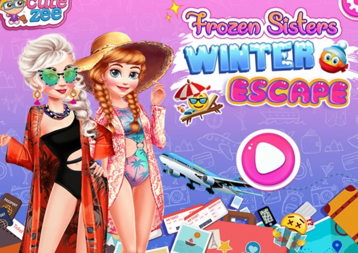 Soeurs Frozen en escapade