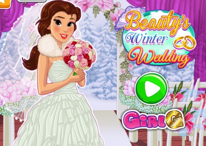 Mariage en hiver pour Beauty