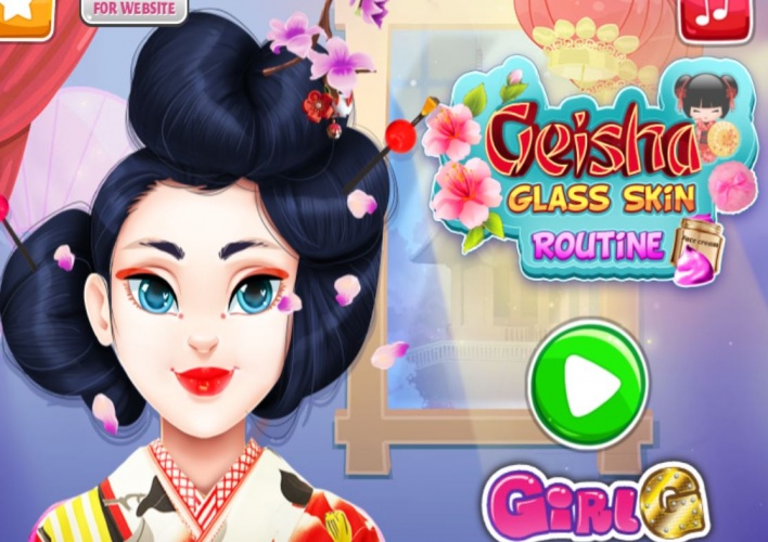 Routine beautÃ© d'une geisha