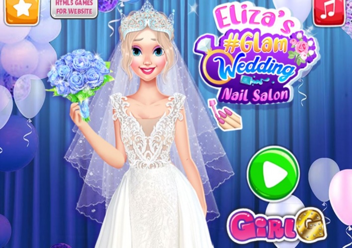 Manucure de mariage pour Elsa
