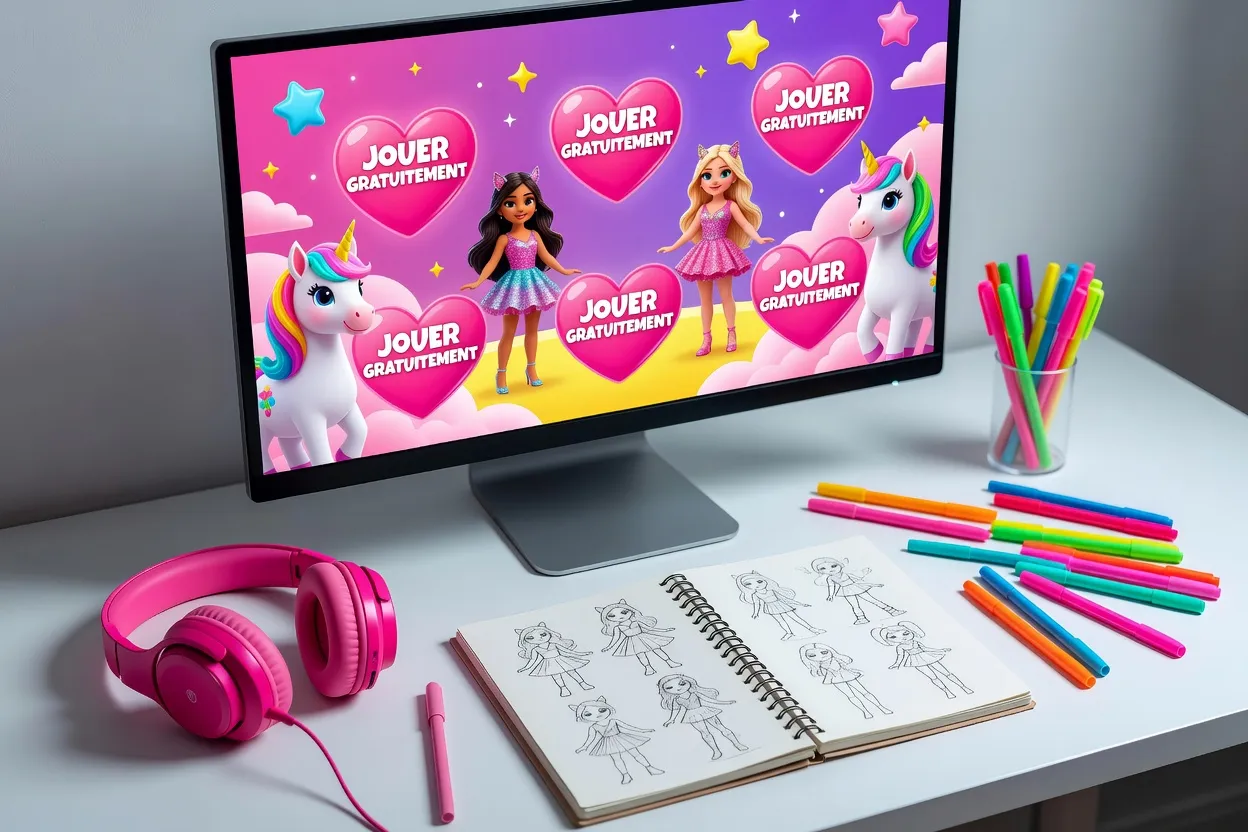 Sélection de jeux de fille gratuits sur navigateur